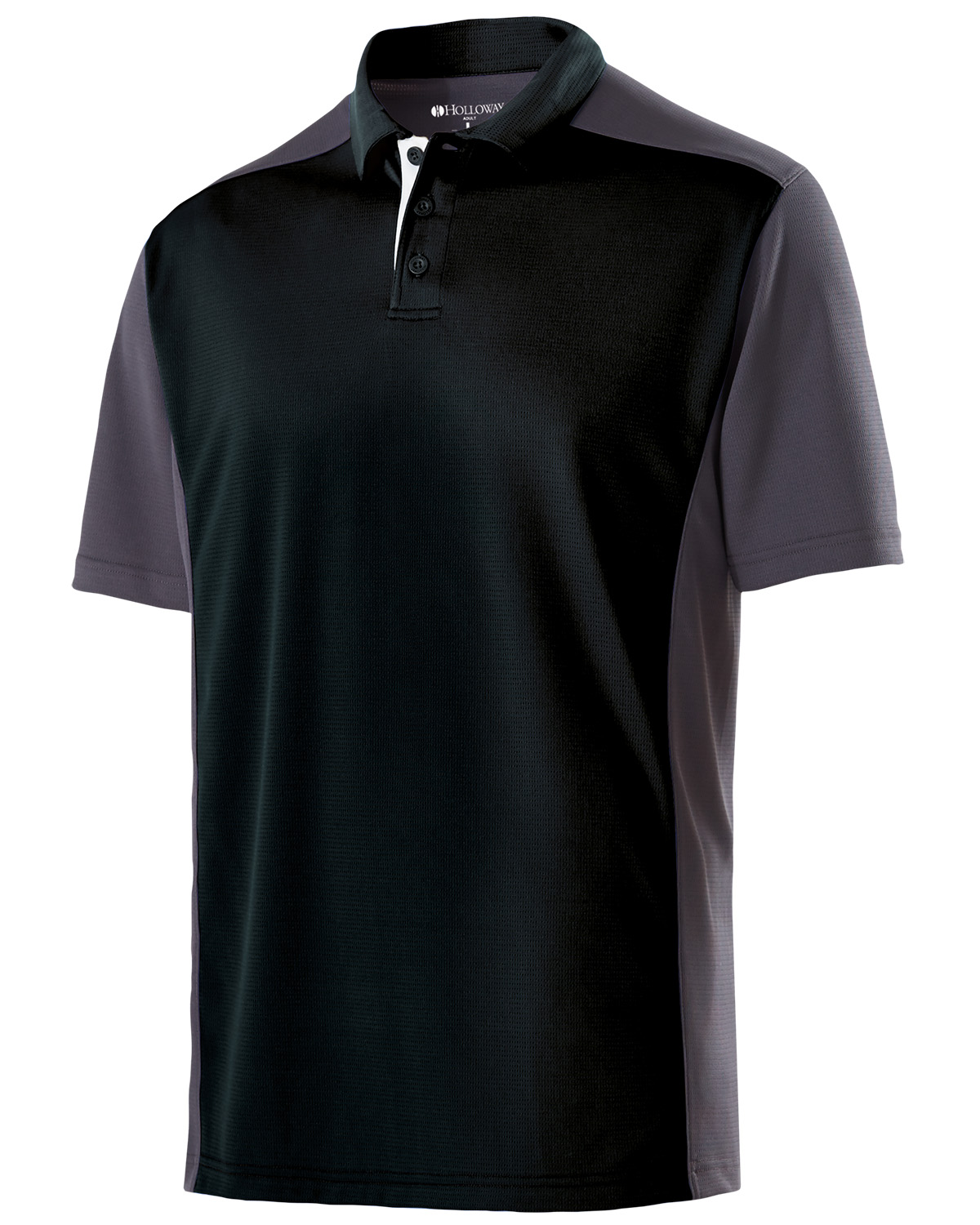 Holloway 222486 - Adult Polyester Closed-Hole Division Polo